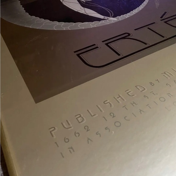 Erté Vintage L'Amour Framed Poster, 1982 30 “ X 20 “ - Picture 3 of 4